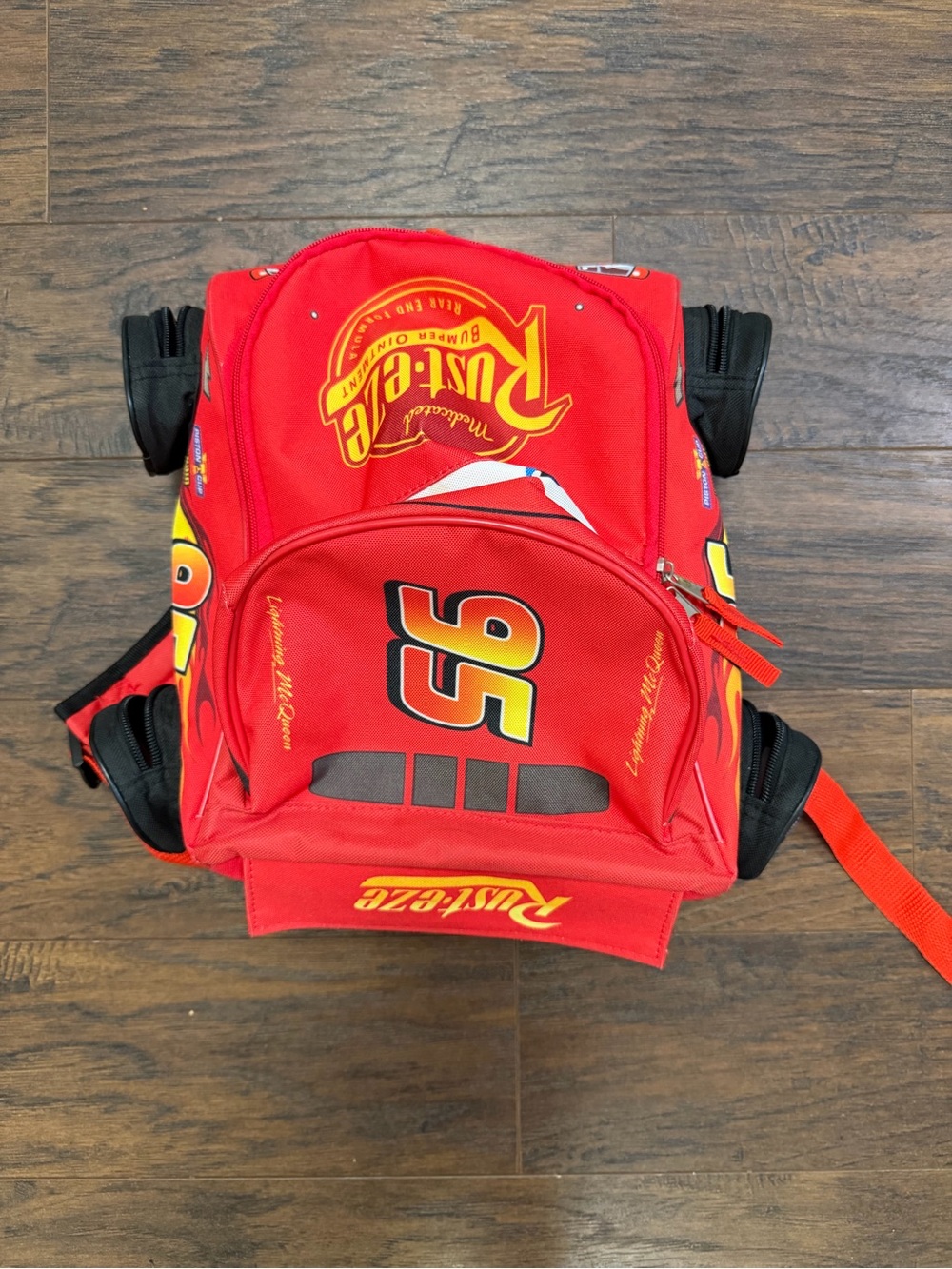 Disney Red Lightning McQueen Kids Backpack with 95 Graphic